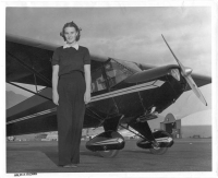 Grace Huntington, aviation pioneer, Taylorcraft pilot